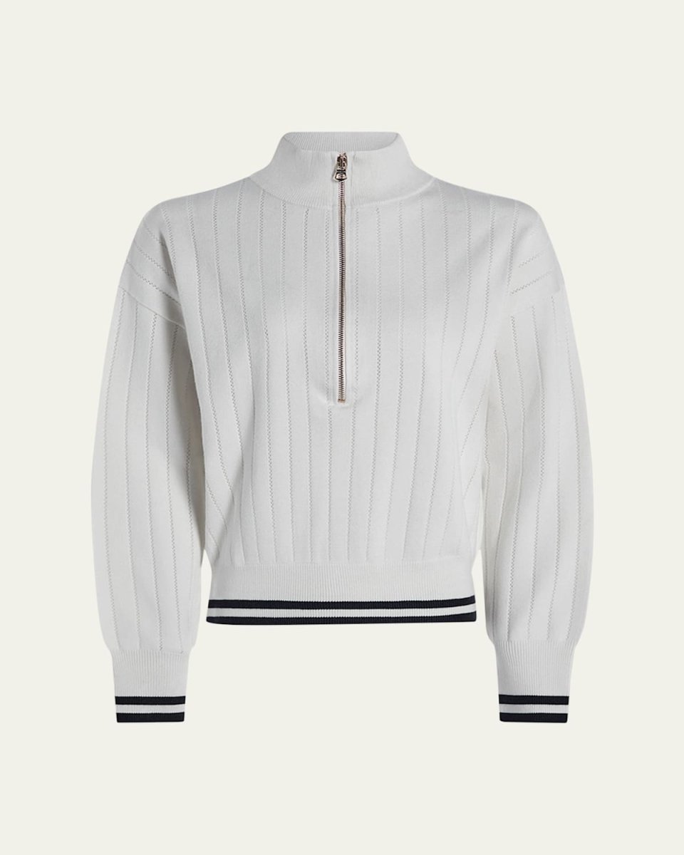 Aliyah Half-Zip Knit Pullover